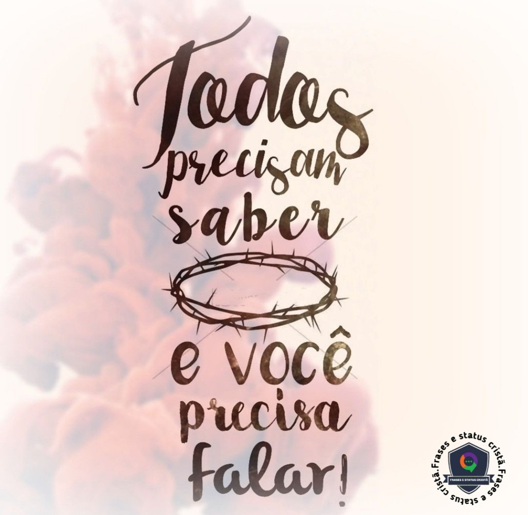 StatusCrista's tweet photo. Falar que Jesus é bom e salva do Pecado e te dá uma nova vida ❤️🙌 https://t.co/zUdSNKjSjA