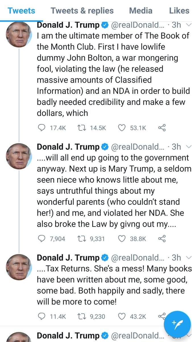 kathi51160's tweet photo. Okay... am I the only one who finds this TRULY disturbing?? This shitstain is unhinged. WHY TF is this guy still running this cuntry? My God.. help us.. PLEASE GOD!! #TrumpMeltdown #TrumpIsATraitor #TrumpIsRussian https://t.co/qm7m5ImoD3