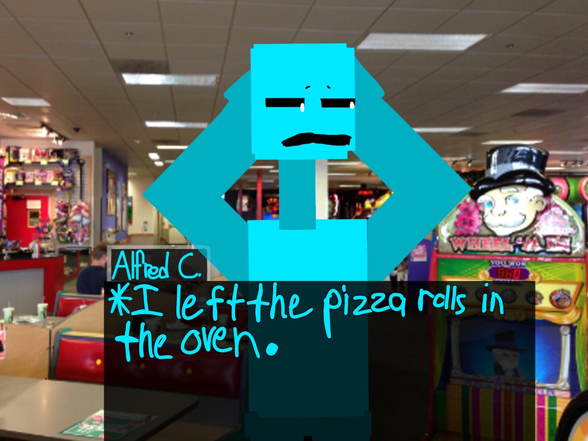 AlfredColgate's tweet image. "The C stands for Colgate."
- Alfred C.
- OC
- Owns a pizzeria
- Has yiffed the robots multiple times
- Cool as heck
- Made of toothpaste