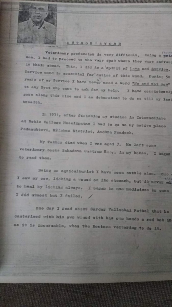 KalyaniMuktevi's tweet photo. "One day I read about Sardar Vallabhai Patel that he cauterized with his own wound with his own hands a red hot iron ...." Memories from my grand father's dairies which speaks volumes about treating animals using #cauterization and treating them with #homeopathy medicines. https://t.co/OoM81QF68G