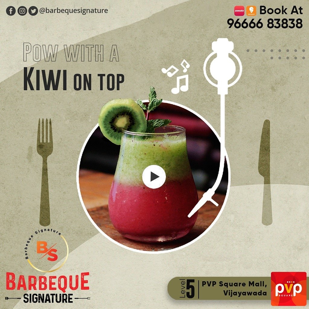 BarbequeSignat1's tweet photo. ππΌ POW WITH A KIWIπ₯ ON TOP
π Book At: 96666 83838
#KIWI #POW #powwithakiwi #covid19 #barbequesignature #bbq #pvpsquaremall #vijayawada #BookFOOD #BookNow #safetycabins #safetyfirst #PVPSquareMall #PVP https://t.co/I7rFfaFm5R