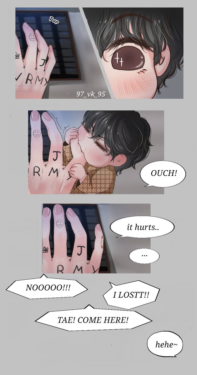 97_vk_95's tweet photo. What if kim taehyung turns into a lil taetae  at night and Jungkook should take care of him but he : https://t.co/O33E7itGLw