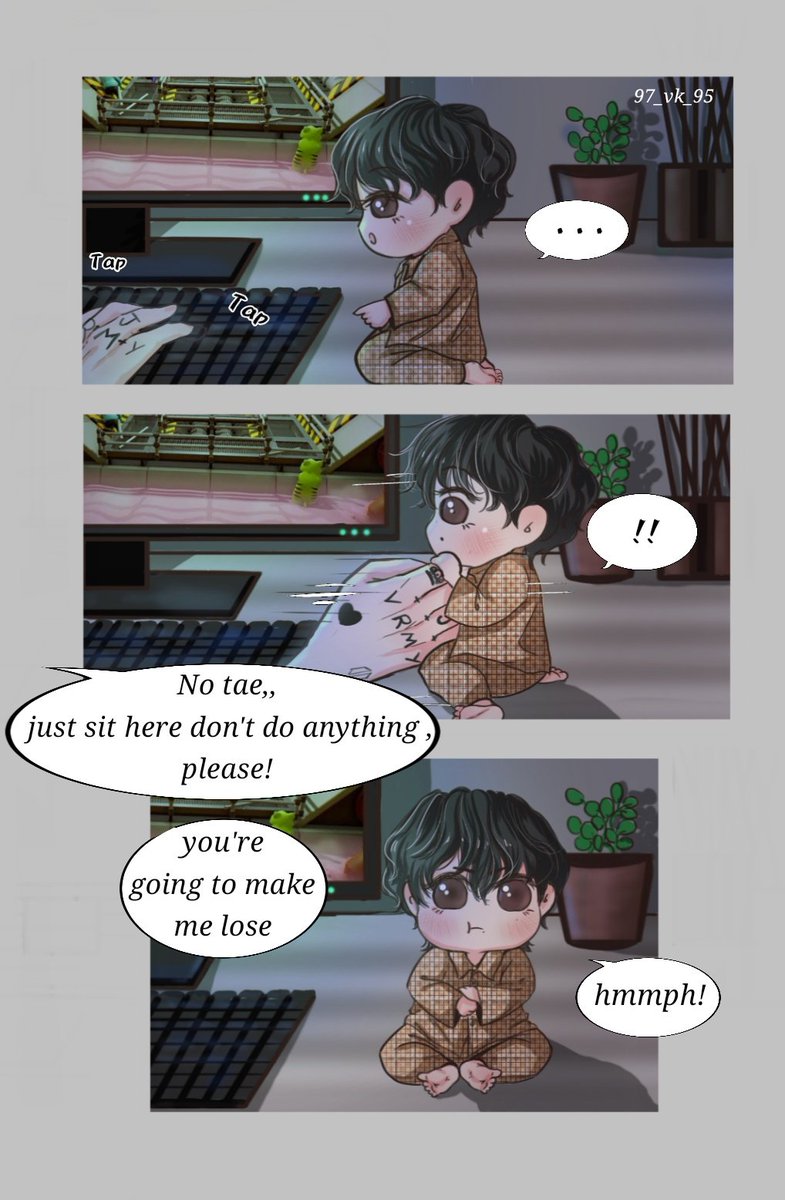 97_vk_95's tweet photo. What if kim taehyung turns into a lil taetae  at night and Jungkook should take care of him but he : https://t.co/O33E7itGLw