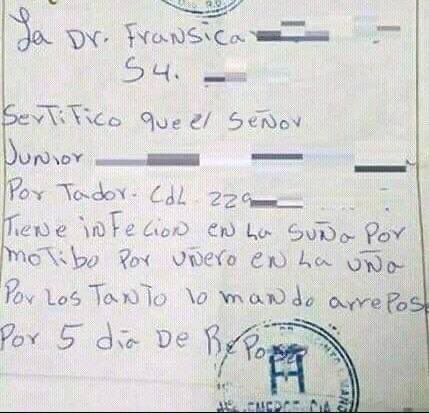 WellingMichael's tweet photo. #Venezuela un recipe de unos médicos cubanos en el país...😂😂😂😂😂😂😂😂😂😂😂😂😂 https://t.co/pFUOrDMl90