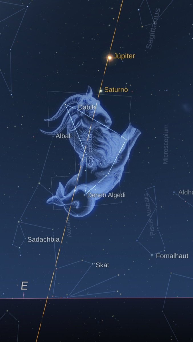 ManMujica's tweet image. Júpiter y Saturno #Astronogeek ☝🏻