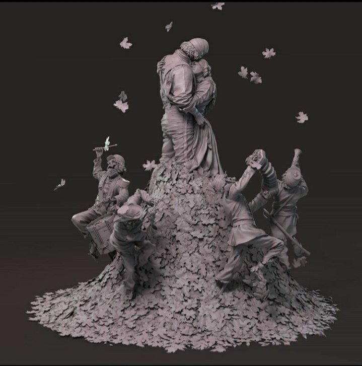 angelcreation0's tweet photo. Autumn by @jameswcain
#Zbrush #Keyshot #3d #3dsculpture #3dmodel #3drender #3dsculpting #3dmodeling #sculpture #graphics #3drendering #render #rendering #rendered #cgi #digitalart #digital3d #3DArt #3dcharacter #autumn #hug #angelscreations #angelcreationsdigital #trending https://t.co/7K92tnT76U