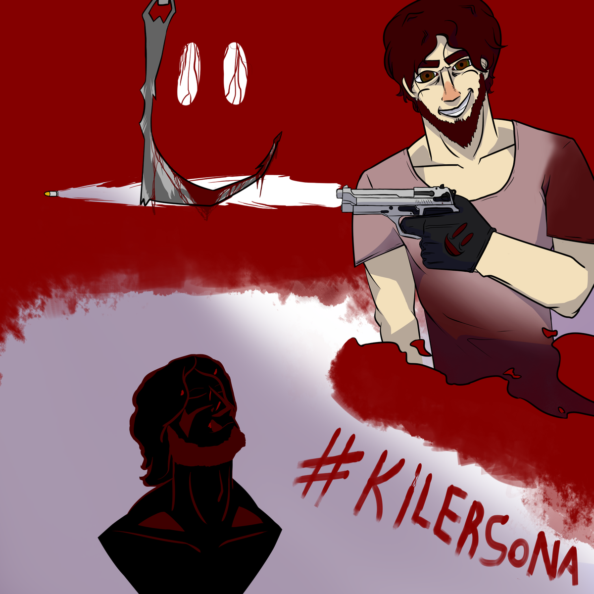 Anknownwed's tweet photo. Nunca mas dibujo una pistola T.T
mi oc como un asesino algo despiadado y turbio, solo el sabe que hace cuando cuelga a una persona o a un cadáver.
#killersona https://t.co/isod1y4jtf