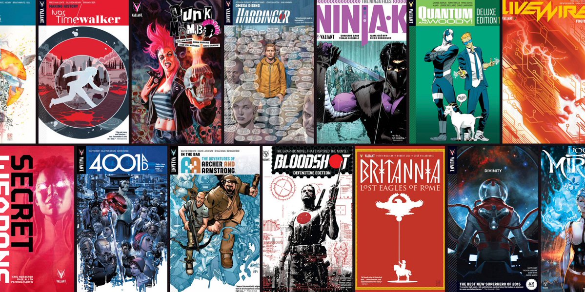 ValiantComics's tweet photo. Horror. Action. Sci-fi. Superheroes. Magic. Comedy. Monsters. Goats.
Savings!
Check out our linewide graphic novel sale, now on @comiXology, and find your new favorite comic! https://t.co/iTnGbzirNa
#NTYCBD https://t.co/R2YEs5yVxO