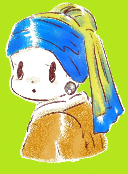 背景が変われば雰囲気も変わる☺️
#イラスト 