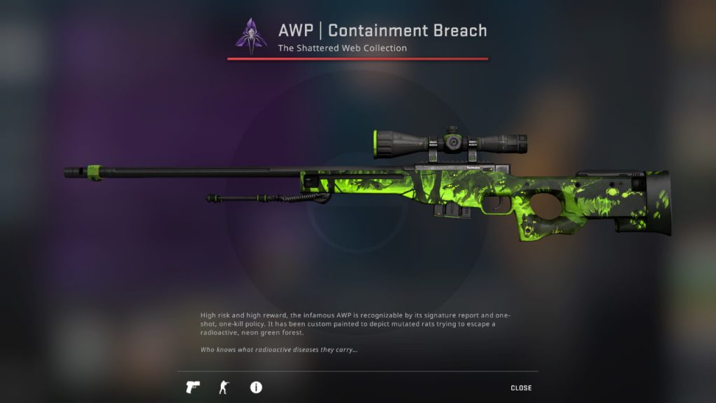 DaddyskinsCSGO's tweet photo. MW AWP Containment Breach ($76)

✅Retweet &amp; Follow us https://t.co/LgXJw8Nbf1