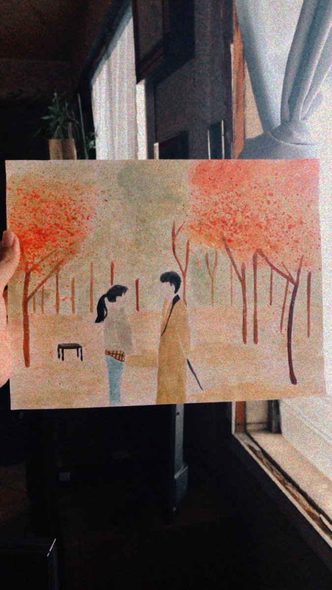 sja_96's tweet photo. 🍁✨🍂 

"Time stopped for a bit just now. Didn't you feel that?

Everything stopped except for me.

But thanks to that... I saw something beautiful."

🍁✨🍂
#TheKingEternalMonarch #MinEun #KimGoEun #LeeMinHo https://t.co/u723hhAO4M
