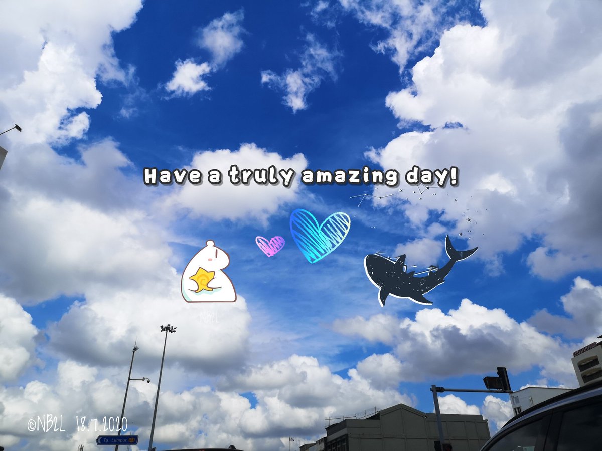ChelH8's tweet photo. Have a truly amazing day!!
🌜💙💕🌞
#ttskygallery
#mycloudstory
#sky #clouds
#PhotographyIsArt
#photographyislife #photographervillagers https://t.co/D9OO0MeBMW