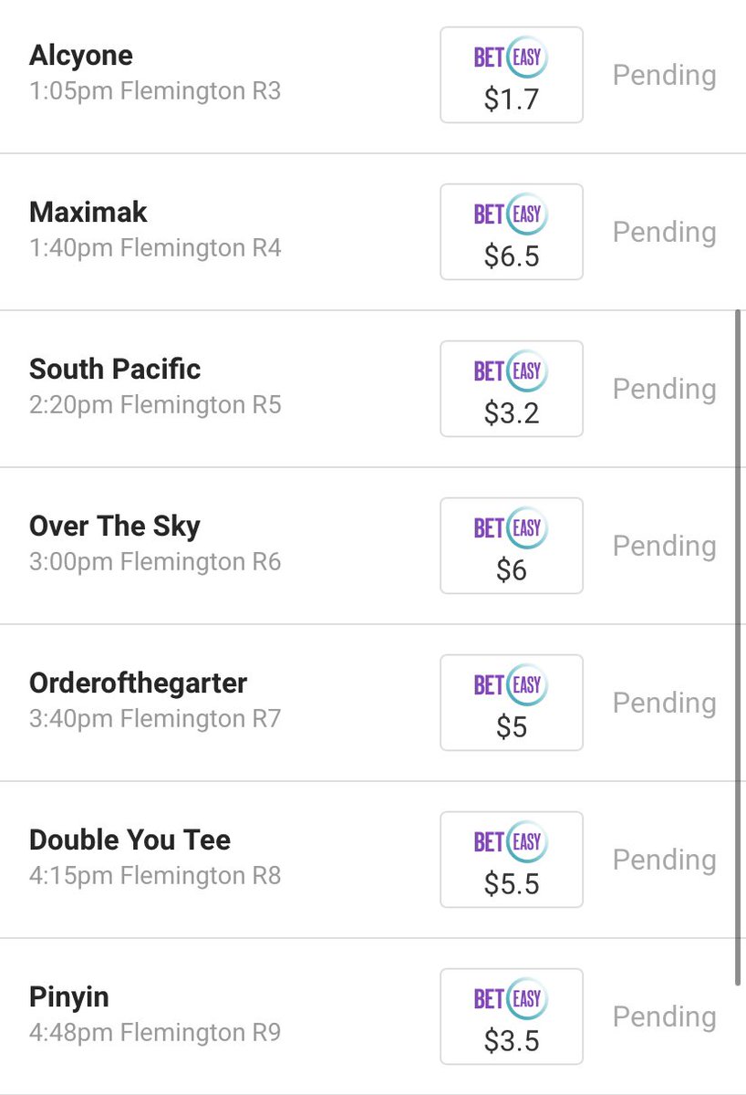 racingwizard_'s tweet photo. Tips for the @racing #RDCPick7 !
#Racing #Punting #Tips #Flemington #Pick7 https://t.co/d98lAWE32k