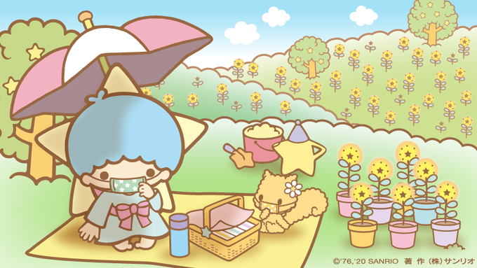 希望の花の丘にいるリスさんに、ぼくが育てた鉢植えを届けに来たんだ☆ 