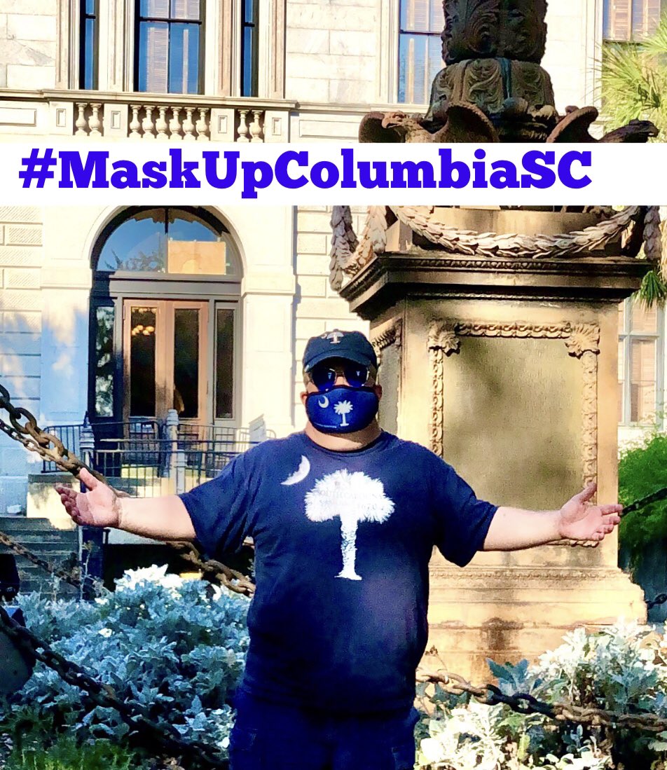 JeffOShields2's tweet photo. #maskupcolumbiasc #maskupsc #facemask #facemaskselfie #maskup #yeahcolatoday #colasc #colatown #sodacity #famouslyhot #columbia #gocolumbia #colatownsc #allthingscolumbiasc #columbiayeah #wakeuplocal @colatoday #realcolumbiasc #yescolumbiasc π·π¦ π¦ π¦ π¦ https://t.co/zIxL9YBMrz