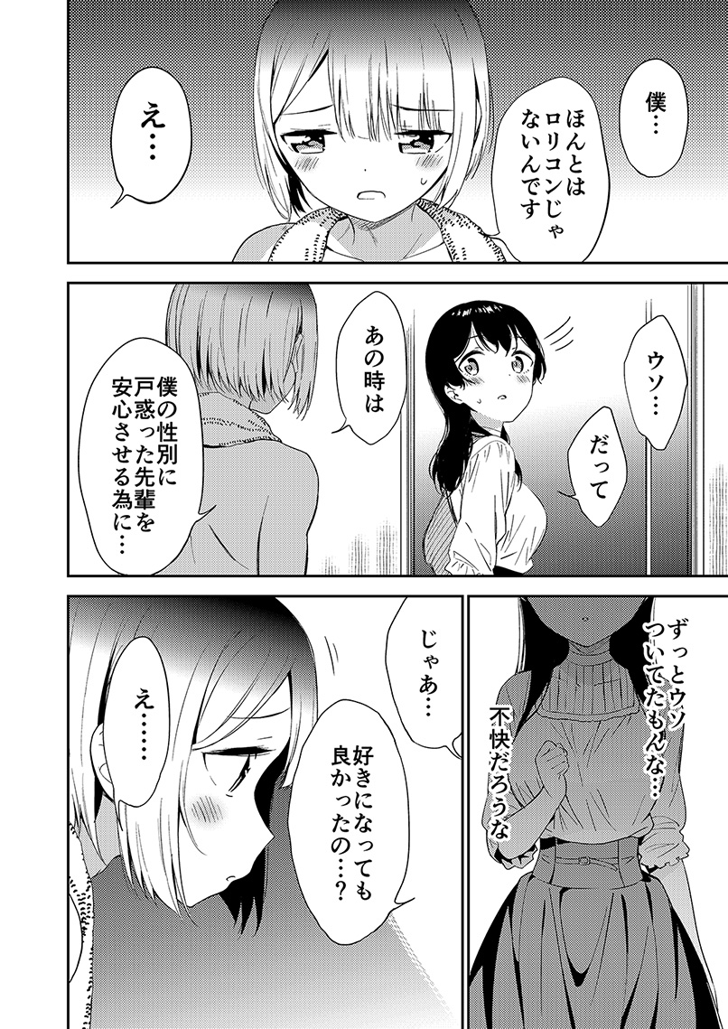 女顔の男の子と着替えができない先輩がお付き合いするまで③
#先輩着替え 