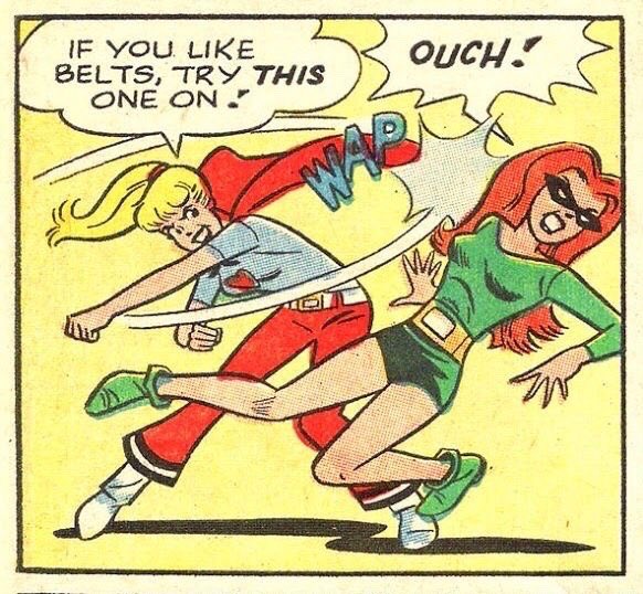 It was usually Betty who inflicted the damage, wasn't it. She sure packed a punch. 