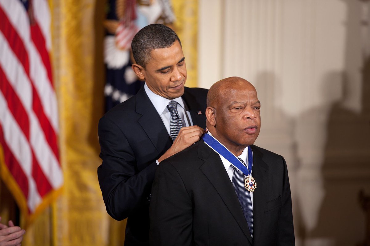 notcapnamerica's tweet photo. John Lewis is gone.  I’m in tears. I’m so sad.  This one hurts. Fuck 2020. https://t.co/0uUIrFscXP
