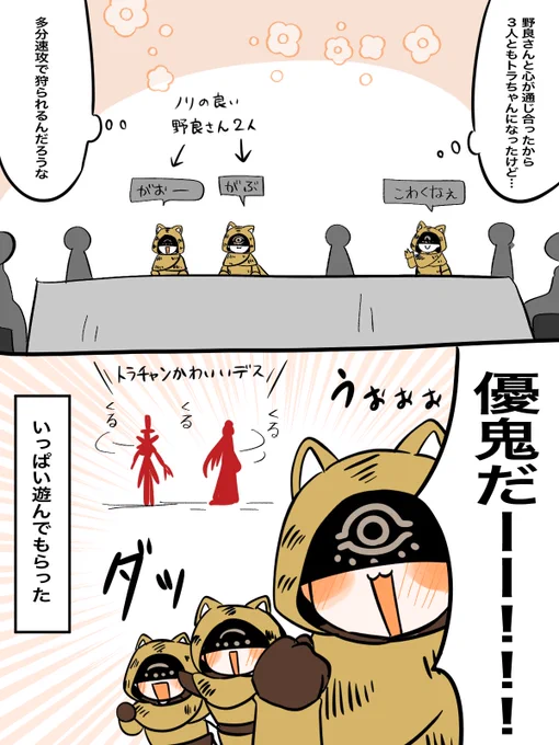 占い師日記。トラちゃんの可愛さがハンターさんに伝わった… 