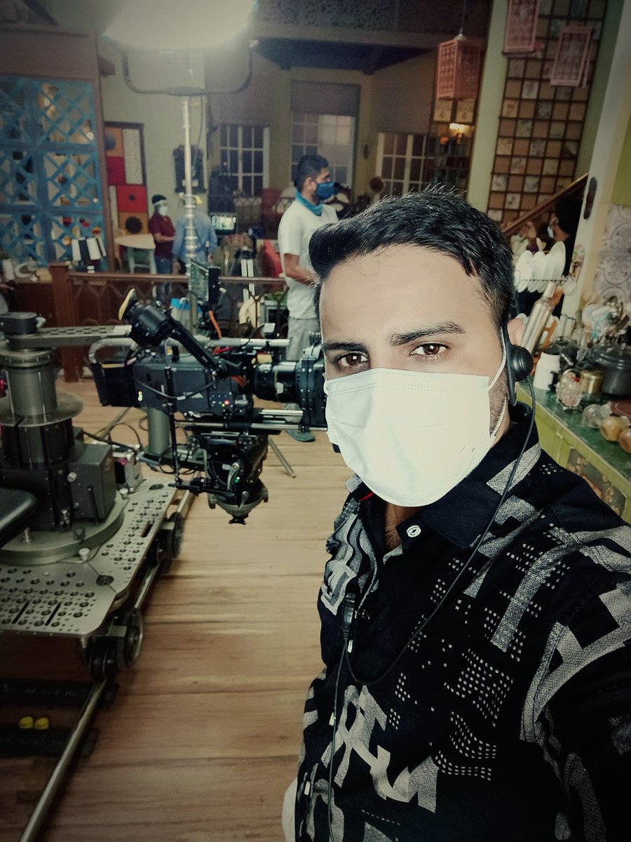 shaikharyan32's tweet photo. #BehindTheScene #NewPromo #SonyTv #Shoot #SafetyFirst #AfterLockdown #BehindTheCamera #AssociateDirector #MereDadKiDulhan https://t.co/yLTw7C0piu