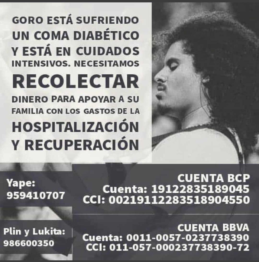 milixita24's tweet photo. #ColaboraYa, @Goreux lo vale.
Ayudemos a que salga de este mal momento y quede solo en un recuerdo. Estoy segura que muchos aquí lo conocen y saben de lo buena onda que es.
Otra forma de ayudar es dando RT y que más personas se sumen.
💙 https://t.co/Q9O8VBEmjE