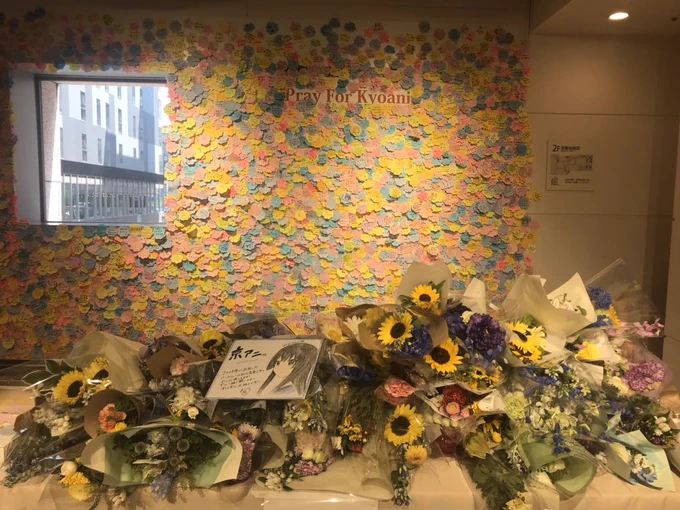 one year already...much love to kyoani 

this was in the atre 1 building in akiba last year 