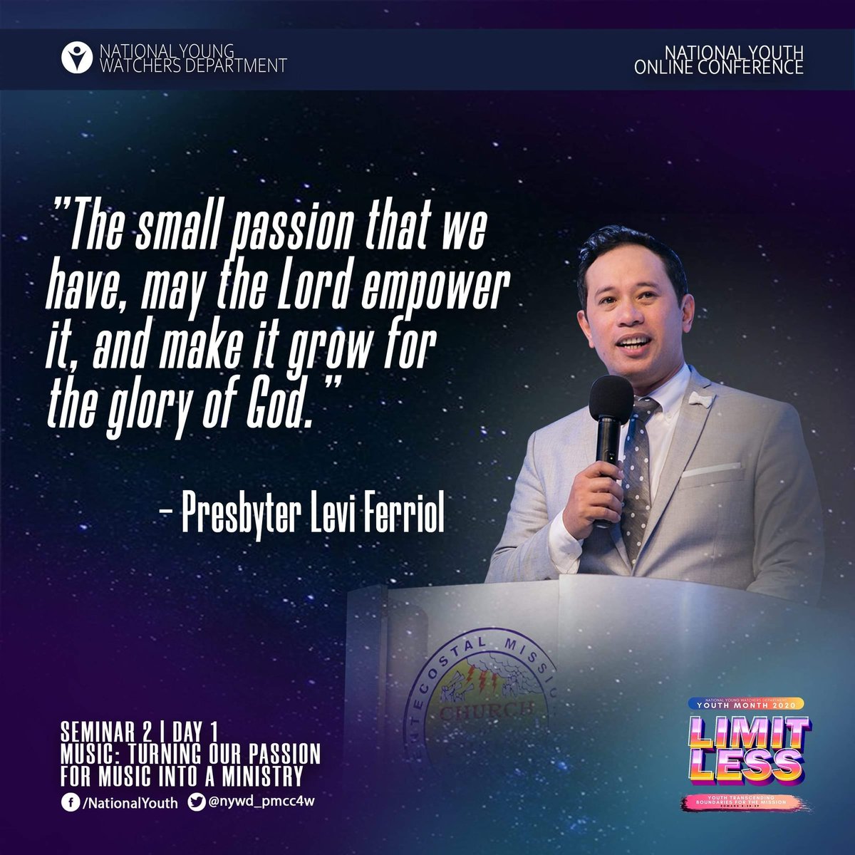 iywd_4w's tweet photo. We praise and glorify God for equipping the church’s young people with words of truth and wisdom. Here are a few words of power taken during the first day of the National Youth Online Conference. Glory to God!
#NationalYouthOnline #YouthMonth2020 #YWLimitless #NYWD #PMCC4W https://t.co/dXezVFKEXT