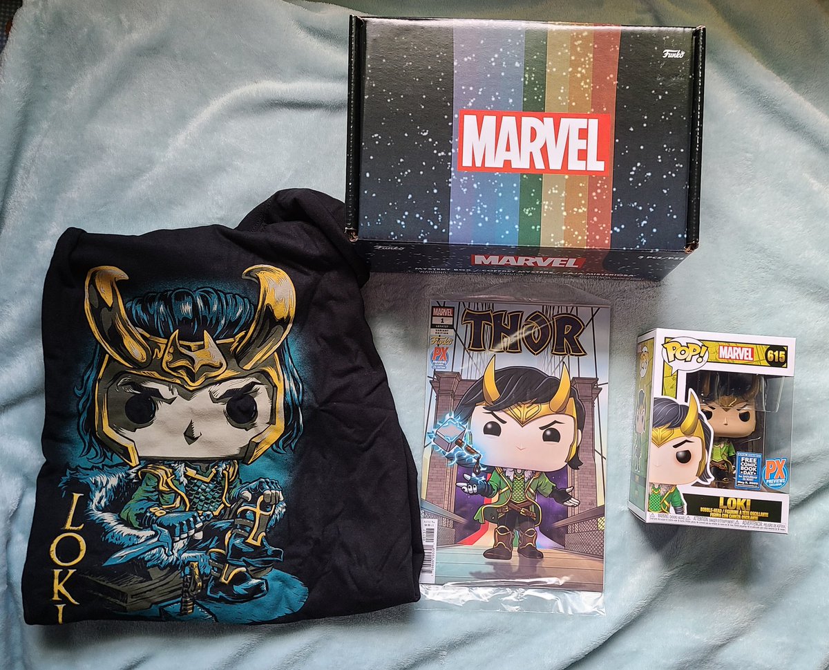 Prairie_Bayou's tweet photo. I didn't get the one I hoped for but I'm happy. :) #Marvel #FunkoLoki #Loki #FunkoPop https://t.co/c2rc2Kr2qI
