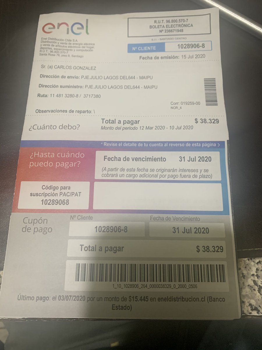 trincillo's tweet photo. @EnelClientesCL  no te voy a pagar la cuenta .... como subes tanto de un mes a otro https://t.co/6yZaJv7Qek