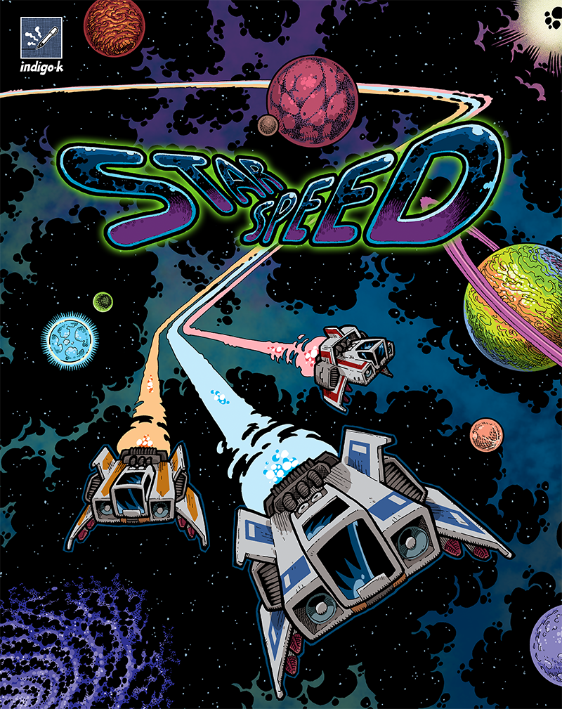 indigo_k's tweet photo. Woohoo! #StarSpeed is officially complete! I just uploaded the rules booklet to @TheGameCrafter, and will be able to order my sample copy soon - I want to get through this weekend’s virtual play test first:

https://t.co/yoB7IXxbyh https://t.co/o1I02qAjlx