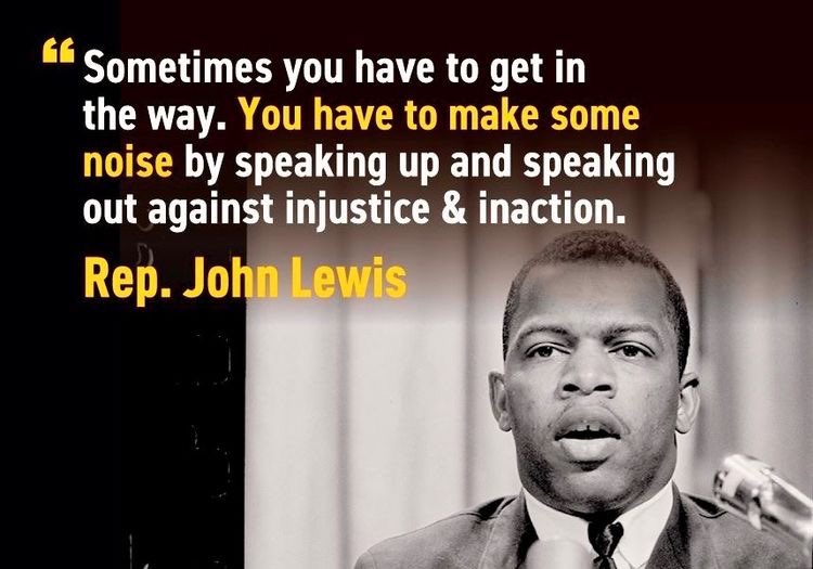 tjhinnant's tweet photo. Rest in Power to an American Legend Rep. John Lewis. ✊🏽✊🏽 https://t.co/T8z6X6gBm3