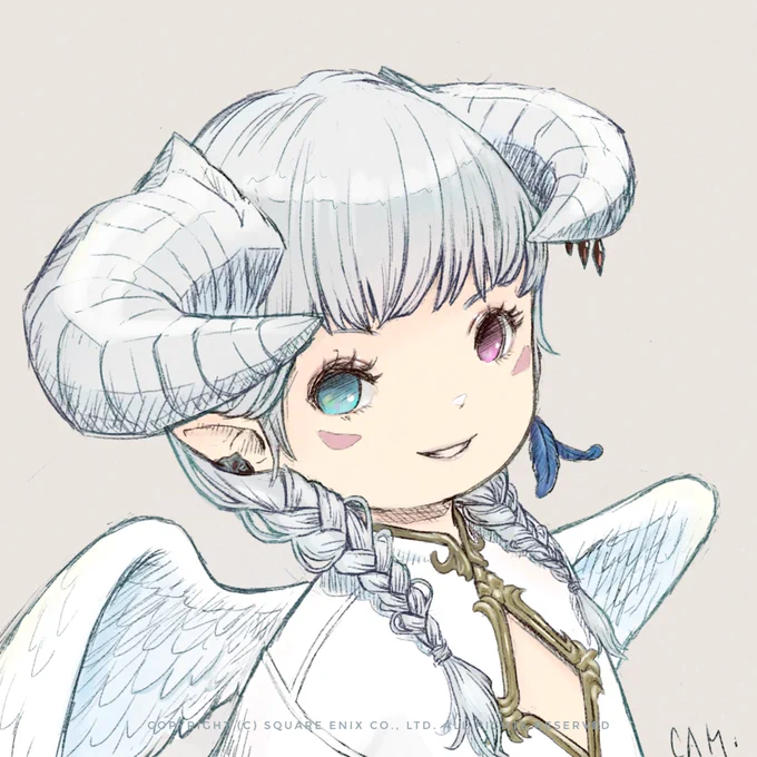 #FF14 #FF14イラスト #ララフェル 