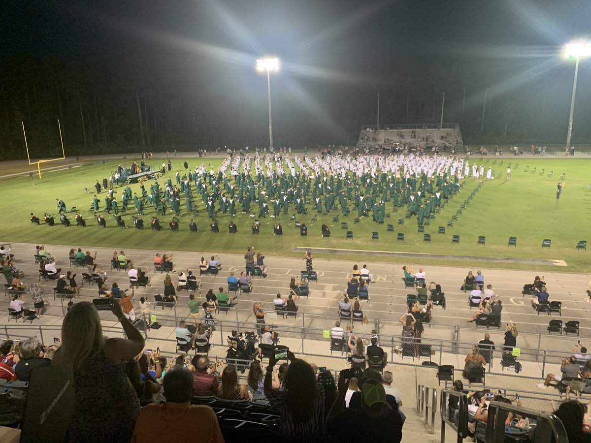 FIEagleSports's tweet photo. 🦅Great ceremony tonight to honor our Golden Eagle Class of 2020! Good luck to all on your future endeavors! #SoarHigher @oneclayschools @wjxt4 @FirstCoastNews @ActionNewsJax https://t.co/zL9XMdfYsm