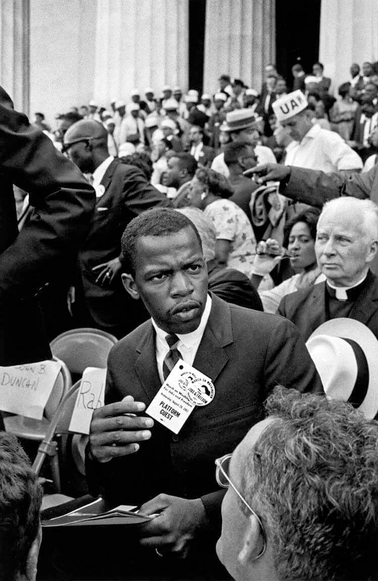 IndivisibleTeam's tweet photo. “You must find a way to get in the way and get in good trouble, necessary trouble. … You have a moral obligation, a mission and a mandate, when you leave here, to go out and seek justice for all. You can do it. You must do it.”

Rest easy now Congressman John Lewis #GoodTrouble https://t.co/73ojcC6mPP