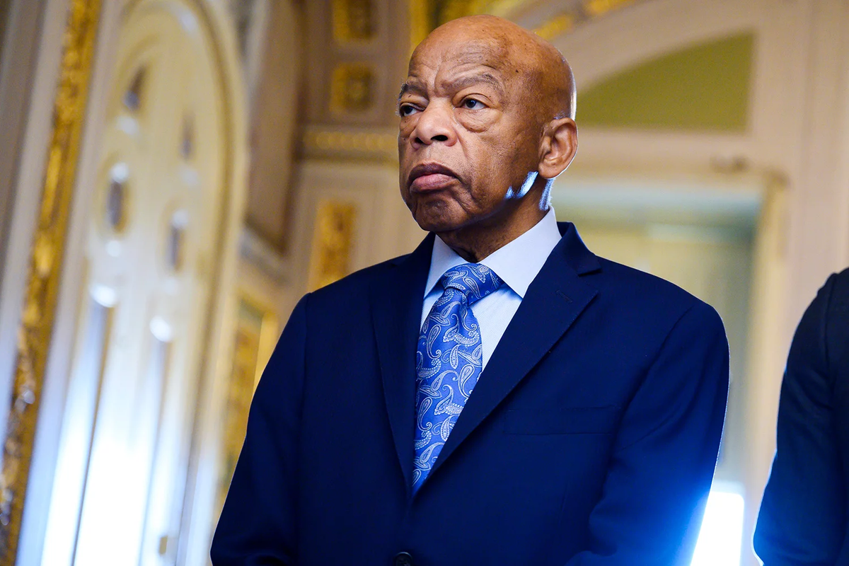 IndivisibleTeam's tweet photo. “You must find a way to get in the way and get in good trouble, necessary trouble. … You have a moral obligation, a mission and a mandate, when you leave here, to go out and seek justice for all. You can do it. You must do it.”

Rest easy now Congressman John Lewis #GoodTrouble https://t.co/73ojcC6mPP