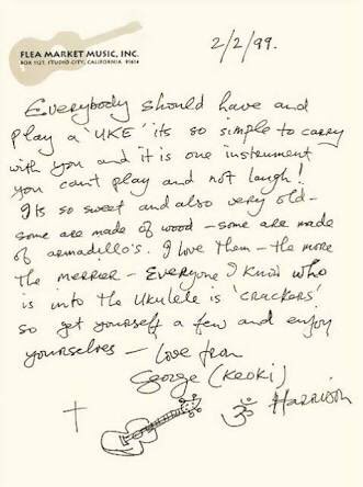 DJUNGELSK0GS's tweet photo. george harrison on why everyone should play a ukulele https://t.co/fhbPLOe1gy