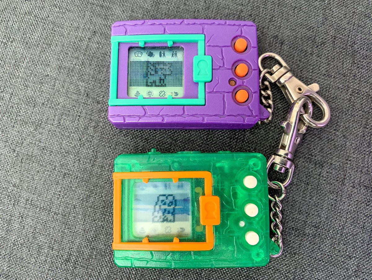 etemon_metal's tweet photo. Day 4 of my #digihatch, me kids turned to Unimon &amp; Raremon. V3 target to become Andromon...guess my V5 wanna become X-Tyranomon.. #digimon #vpet https://t.co/fJHFPRJhs7