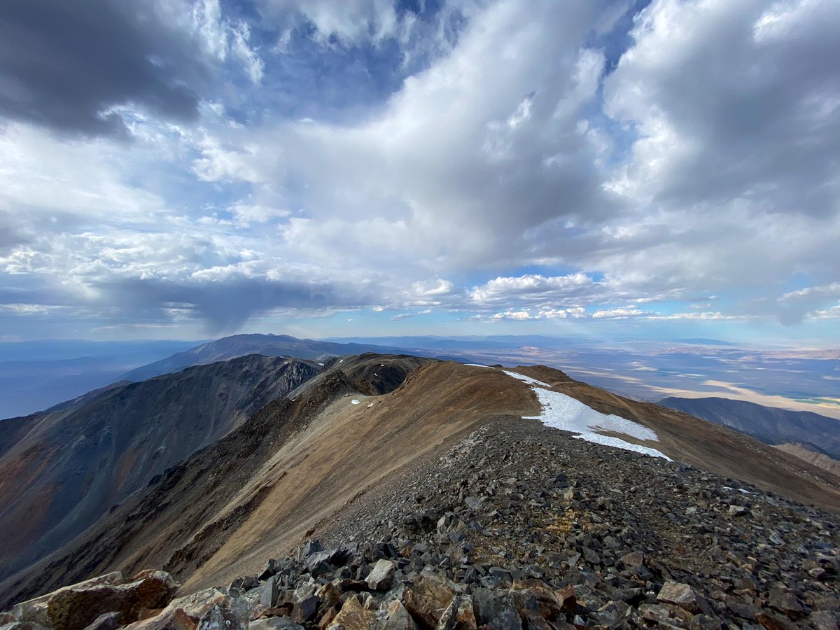 OharaKimiko's tweet photo. When you decide to mountain bike and summit another 14ner in a month. #whitemountain was super intense with all the skee. Ancient #BristleconePineForest was an added bonus. #optoutside #maxyourdays https://t.co/2gHfyGf6gX