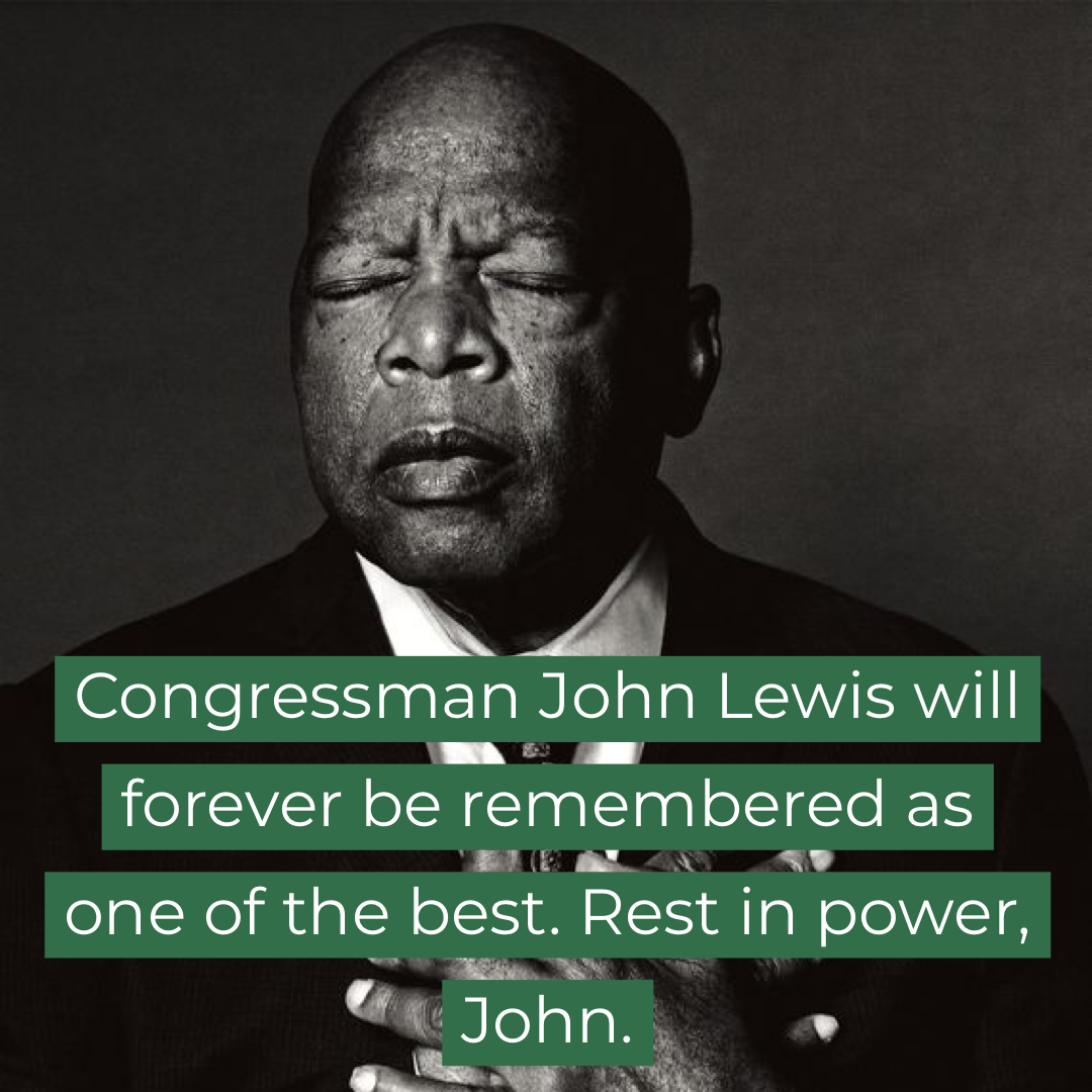 outfrontmn's tweet photo. Congressman John Lewis is an American hero. His fight for civil rights will continue. Rest in power, John. 

#JohnLewis https://t.co/FyJgj3At3R