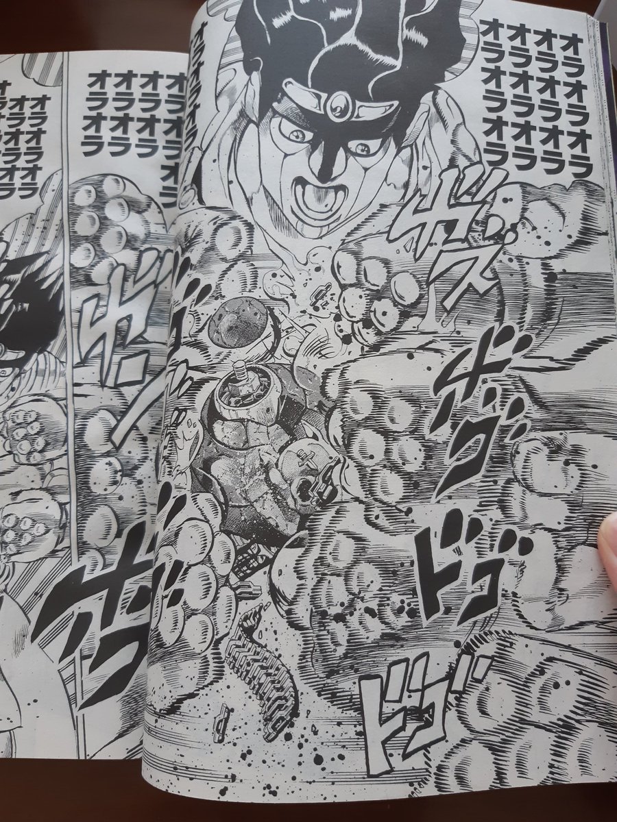 文園そらと9つの巨人 Fumizono Sora ジョジョ四部 ダイヤモンドは砕けない 総集編 4巻 名勝負シアーハートアタック戦から露伴とのチンチロリン戦まで 全てが面白い ファンに人気 の時止めオラオラは漫画一線級 絵画じみた迫力さえある チンチロは