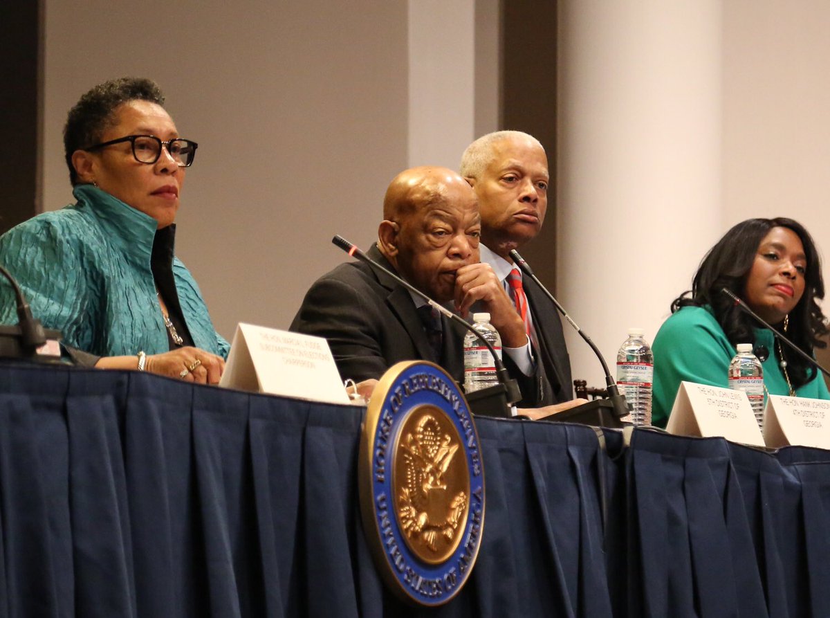 .<a href="/repjohnlewis/">John Lewis</a> was a giant of a man. Never angry or puffed up with self importance, he was a humble servant who loved humanity. And we loved him back. Thank you John Lewis, for your contribution to the cause of love and peace. I will follow your example.