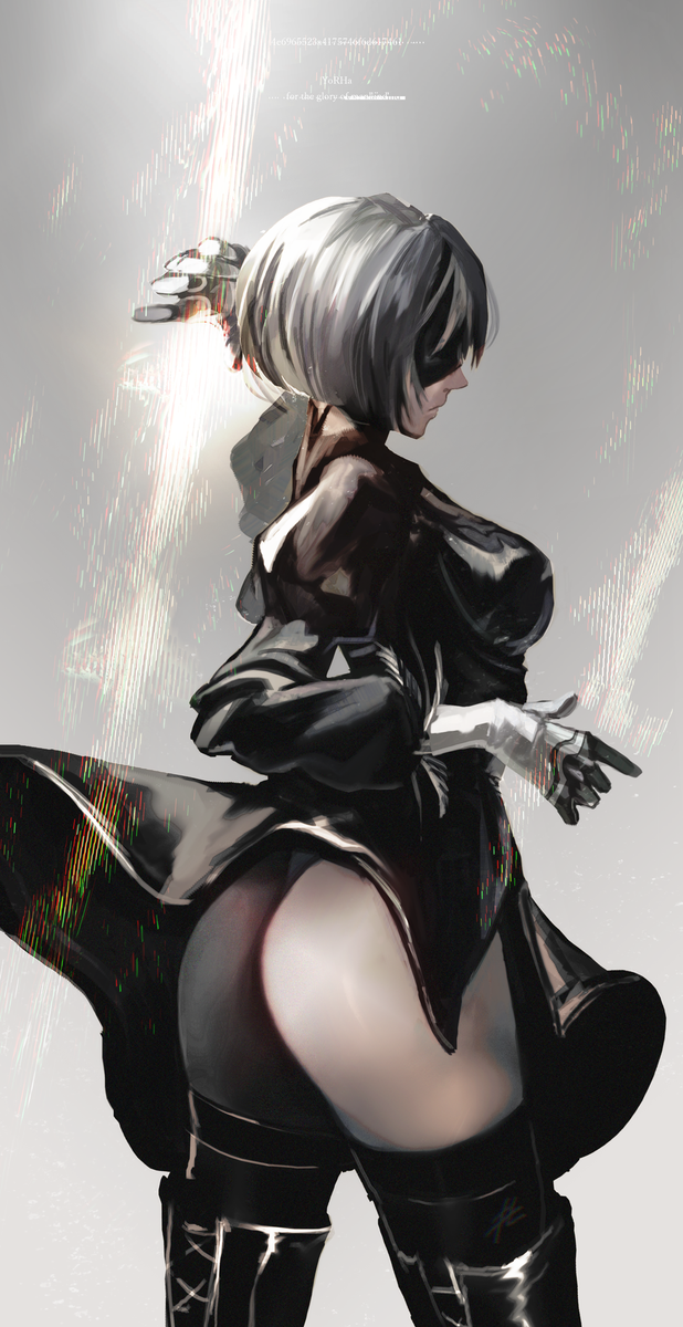 2b Nierautomata Mrpk 限界 のイラスト