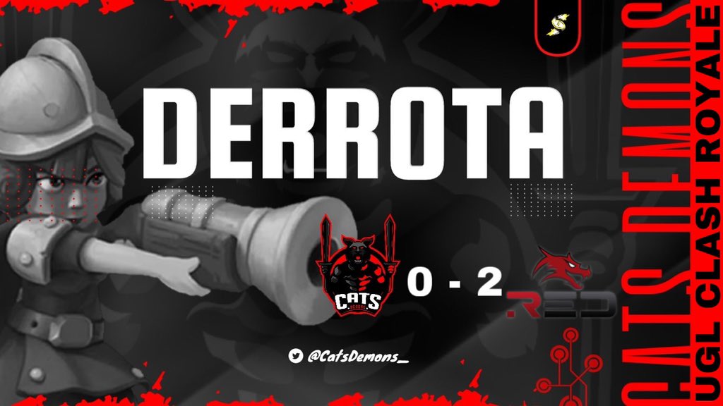 CATS DEMONS (@catsdemons_) on Twitter photo #ResultadosCR| El día de hoy caemos en una final ante un rival muy estratégico quedándonos así como Subcamepeones de la <a href="/UGLClashRoyale/">UGL Clash Royale</a>
🆚 | <a href="/RedeSports1/">Red eSports</a>
🎮 | 0 - 2
”Muy bien jugado por parte de nuestros chicos ellos pudieron demostrar el nivel que traemos!“
#AlwaysDemons🐈 #ResultadosCR| El día de hoy caemos en una final ante un rival muy estratégico quedándonos así como Subcamepeones de la <a href="/UGLClashRoyale/">UGL Clash Royale</a>
🆚 | <a href="/RedeSports1/">Red eSports</a>
🎮 | 0 - 2
”Muy bien jugado por parte de nuestros chicos ellos pudieron demostrar el nivel que traemos!“
#AlwaysDemons🐈