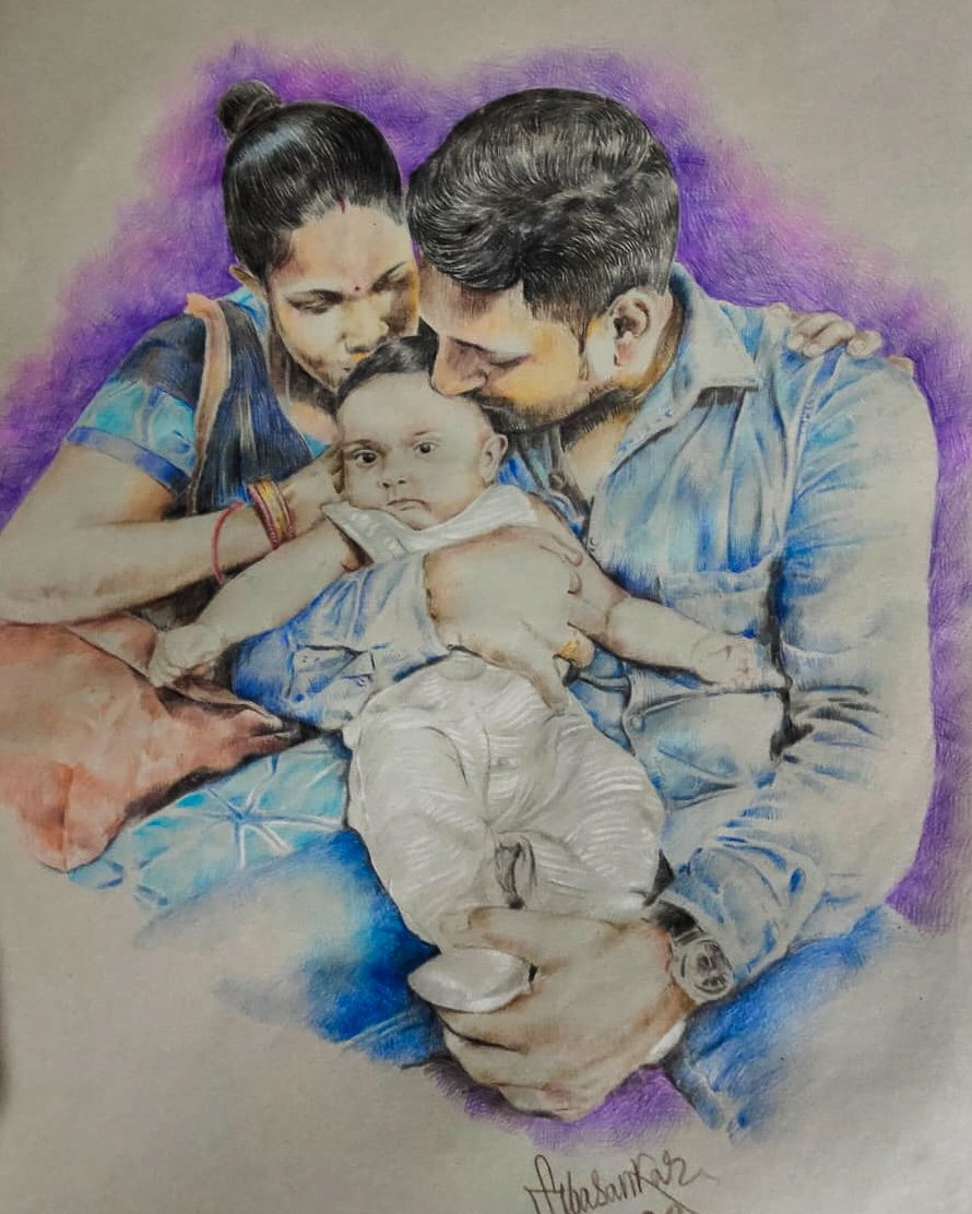 Commissioned work
 #portrait #pencildrawing #colors #pen #sketch #drawing #StayHomeIndia #lockdownindia #lineart #Illustrations  #art #sketchbook #sketchoftheday  #drawing #art #artshare  #portrait @pureodiasaswata
