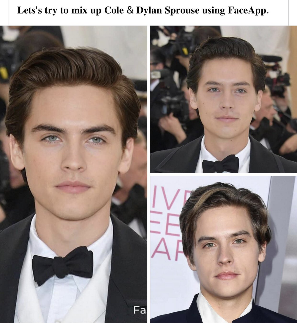 Dylan Sprouse On Twitter Sucks That Colesprouse And I Would Be More Handsome If We Just Decided We Didn T Hate Each Other In The Womb