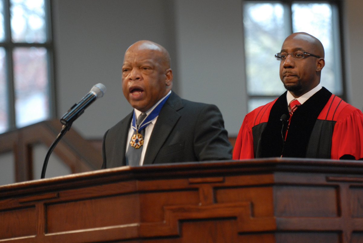 A year ago we lost a national hero, and I lost a friend and parishioner. John Lewis spent his life fighting to ensure our country lived up to its founding creed, and I’m so honored for the opportunity to carry on his legacy.