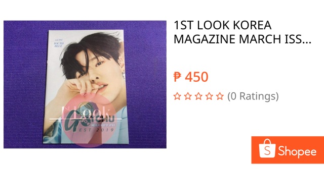 GotchuMarketPH's tweet photo. Selling 1ST LOOK KOREA MAGAZINE MARCH ISSUE. Get it on Shopee now! https://t.co/XqgPTwHLZ6 #ShopeePH https://t.co/WIAbieo63Z