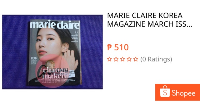 GotchuMarketPH's tweet photo. Selling MARIE CLAIRE KOREA MAGAZINE MARCH ISSUE. Get it on Shopee now! https://t.co/JEu23HNyfS #ShopeePH https://t.co/5A5YOLhOXg