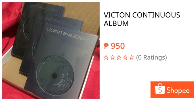 GotchuMarketPH's tweet photo. Selling VICTON CONTINUOUS ALBUM. Get it on Shopee now! https://t.co/17pg5WpWsD #ShopeePH https://t.co/C0m72wF3x8