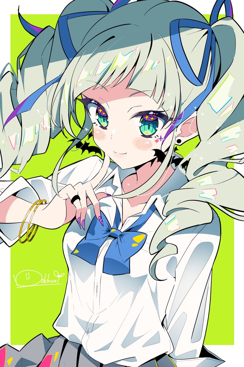 #このタグを見た人はラフ画とその完成絵を見せる

最近描いたやつ!ちなみにラフはiPadのプロクリエイトで描いた! 